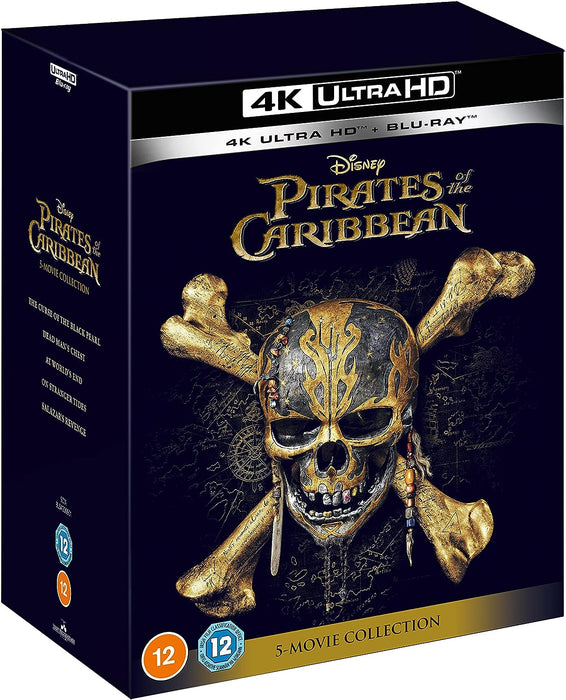 Pirates of The Caribbean 1-5 UHD Steelbook
