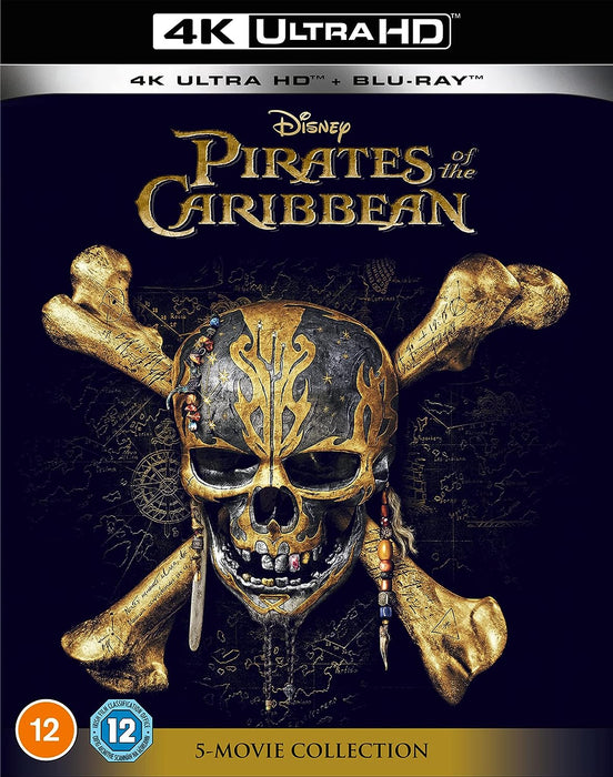 Pirates of The Caribbean 1-5 UHD Steelbook