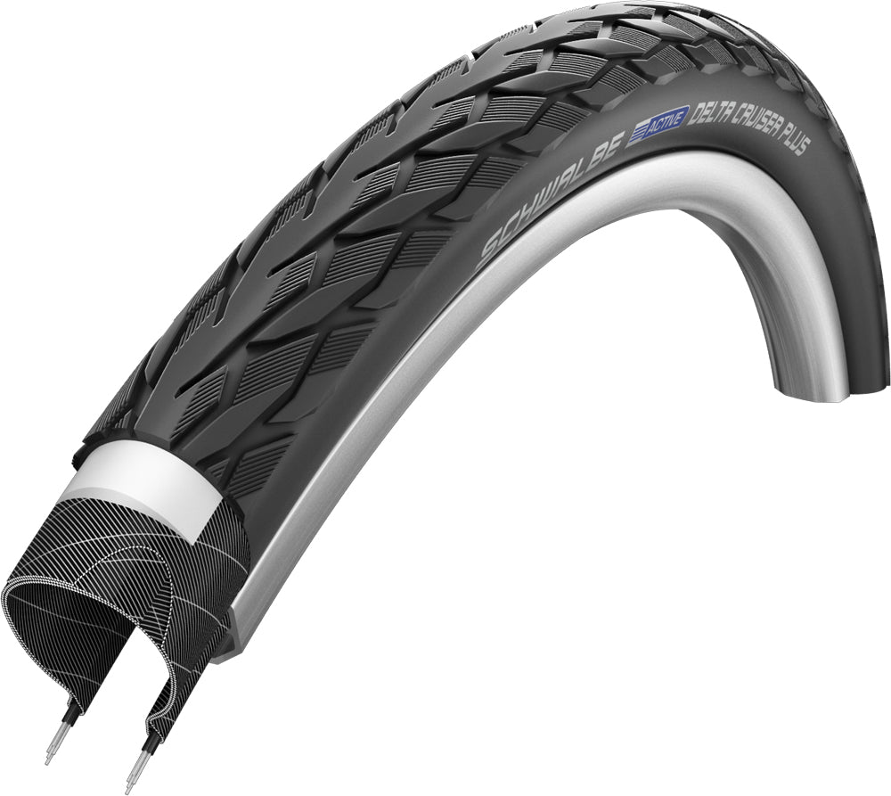 Schwalbe Delta Cruiser Plus Clincher Tyres // 47-406 (20 x 1.75 Inches