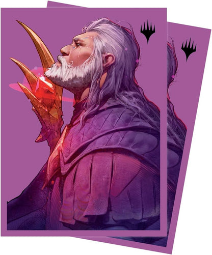 Ultra PRO - MTG Commander Masters 100ct Standard Size Card Sleeves - Urza, Lord High Artificer Artwork, Matte Finish with ChromaFusion Technology, Protect Magic: The Gathering Cards Deck Protectors