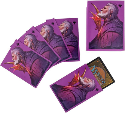 Ultra PRO - MTG Commander Masters 100ct Standard Size Card Sleeves - Urza, Lord High Artificer Artwork, Matte Finish with ChromaFusion Technology, Protect Magic: The Gathering Cards Deck Protectors