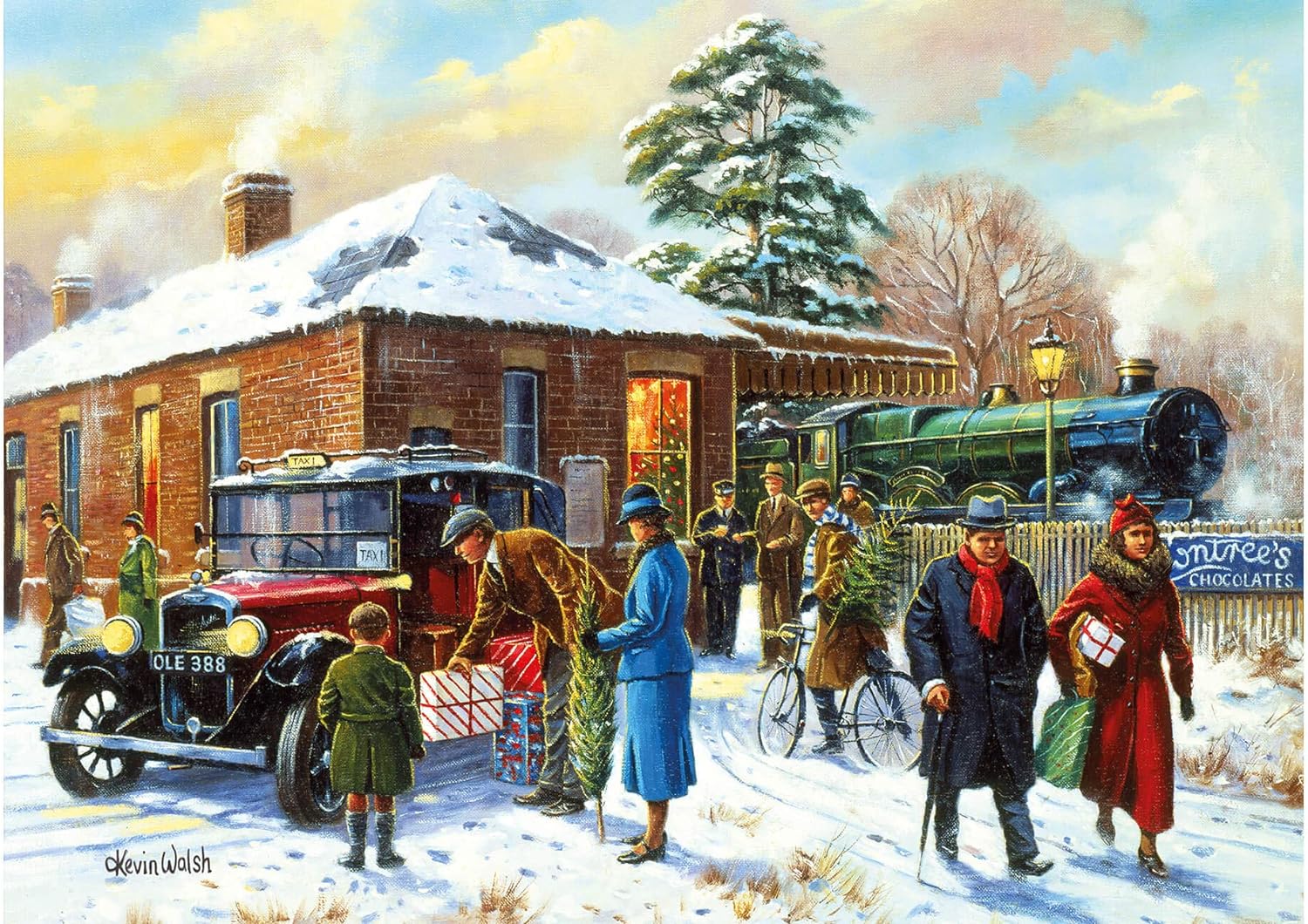 Kevin Walsh K34001 Christmas Collection Nearly Home - Puzzle (1000 Piezas