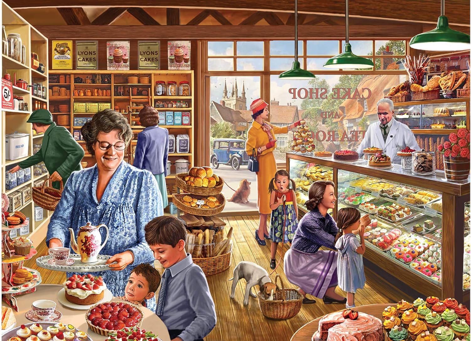 Ye Olde Shoppe K35004 Ye Olde Cake Shoppe - Puzzle (1000 Piezas