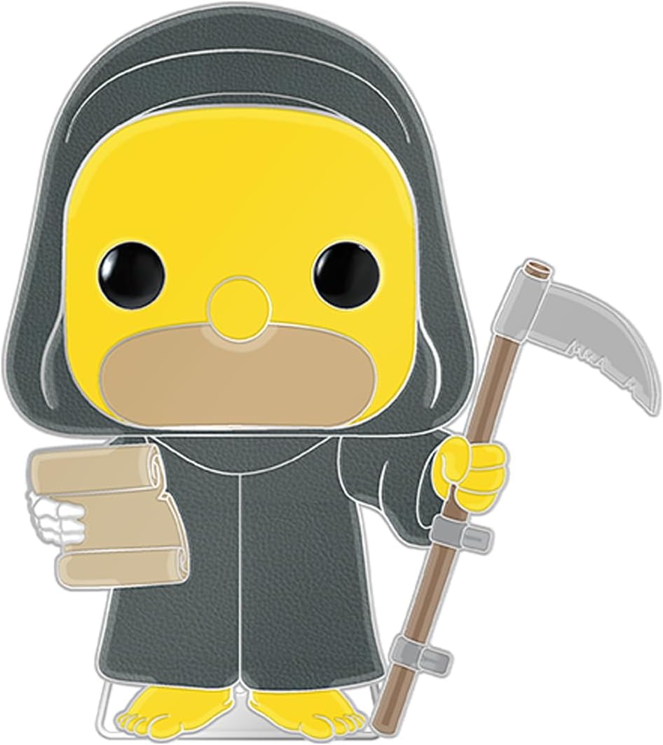 Funko Loungefly Large Enamel Pin HORROR: SIMPSONS - Homer Simpson - HOMER - the Simpsons Enamel Pins - Cute Collectable Novelty Brooch - for Backpacks & Bags - Gift Idea - Official Merchandise