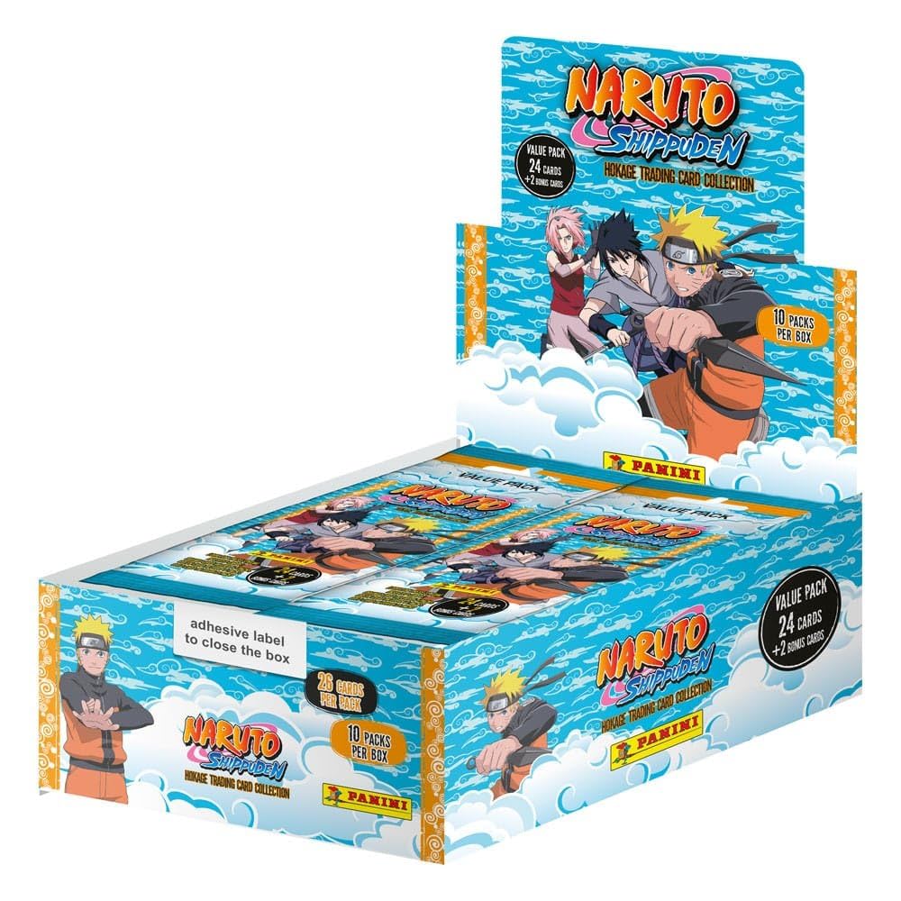 Naruto Shippuden cartes à collectionner Hokage Trading Card Collection présentoir Value Packs (18) *ANGLAIS*