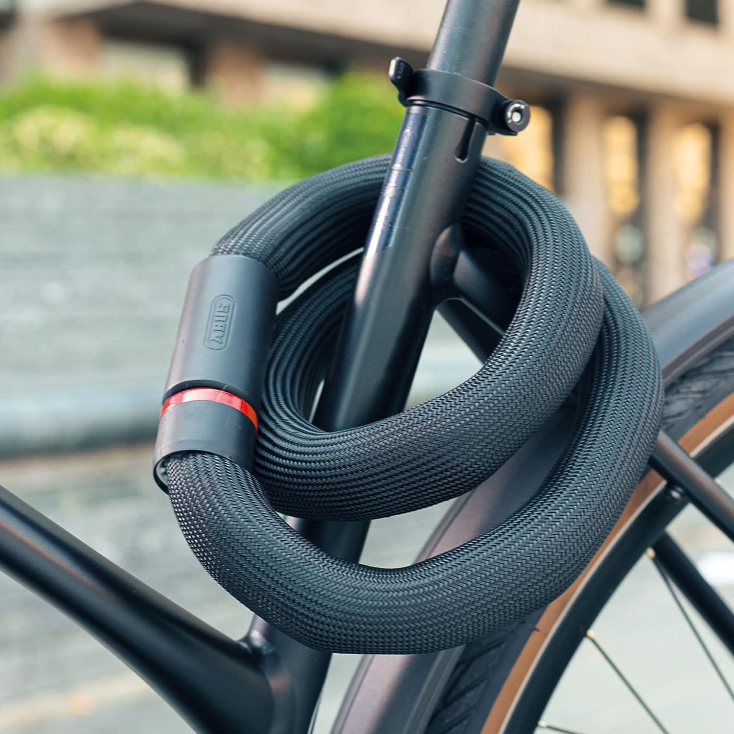 Abus Cable Lock Goose 6206 110Cm Bk cycle bike lock