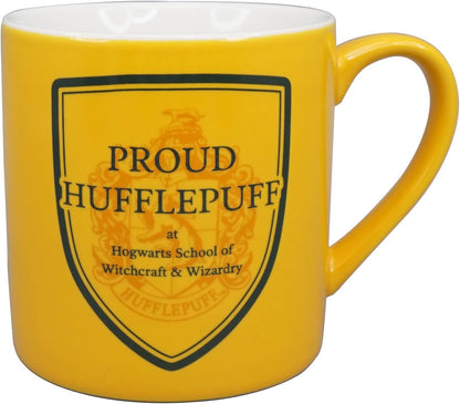 Harry Potter Mug - Proud Hufflepuff - Work Mug - 325ml Mugs for Adults - Hufflepuff Merchandise Cup