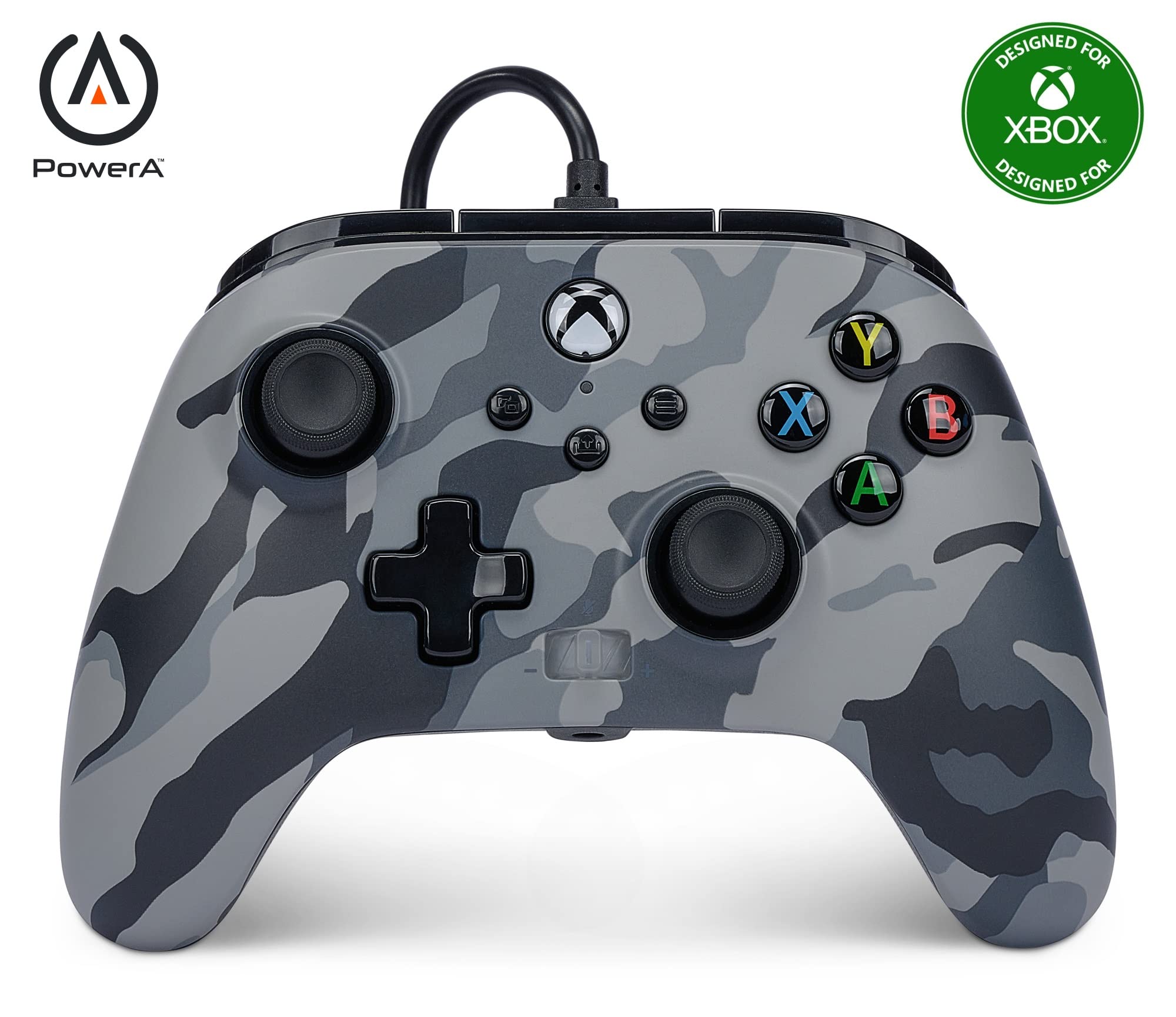 PowerA Enhanced Wired Controller for Xbox Series X|S, Wired Video Game Controller, Gamepad for Xbox X and S, Officially Licenced by Xbox, 2 Years Manufacturer Warranty- Arctic Camo Artic Camo