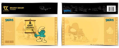 CARTOON KINGDOM Les SCHTROUMPFS - Le Schtroumpf à lunettes - Golden Ticket