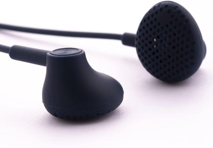 Pantone Celly, Line Wired Earphones, in-Ear Headphones with Drop Capsules, Remote Control and Built-in Microphone, Cable Length 1m, 3.5mm Jack Connector, Navy