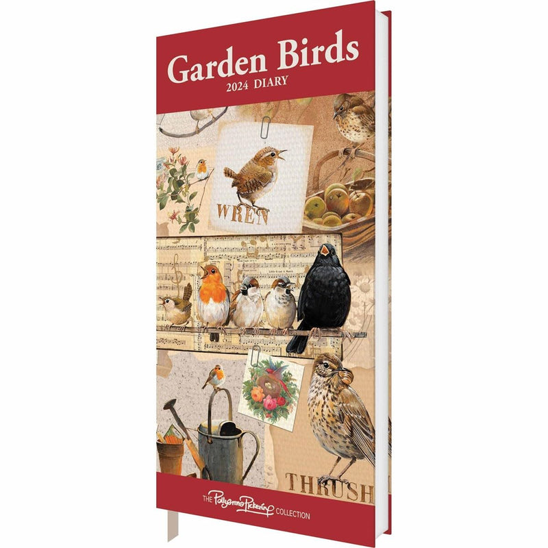 2024 Garden Birds by Pollyanna Slim Diary