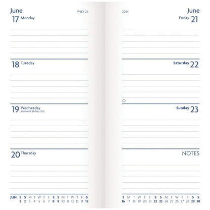 2024 Fashion Diary Floral Bee Slim Diary