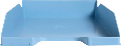 Exacompta - Ref. 113209D - 1 Combo Midi Bee Blue letter tray - for A4+ format documents - dimensions 34.6 x 25.5 x 6.5 cm - color light blue