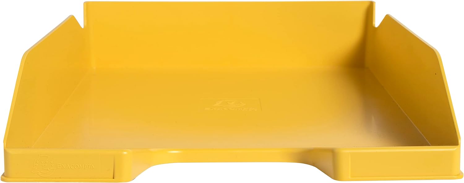 Exacompta - Ref. 113208D - 1 Mailbox COMBO MIDI Bee Blue - for A4+ format documents - dimensions 34.6 x 25.5 x 6.5 cm - saffron color 1 piece Saffron