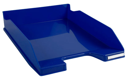 Exacompta - Ref. 113204D - 1 COMBO MIDI Bee Blue letter tray - for A4+ format documents - dimensions 34.6 x 25.5 x 6.5 cm - navy blue color 1 piece Navy