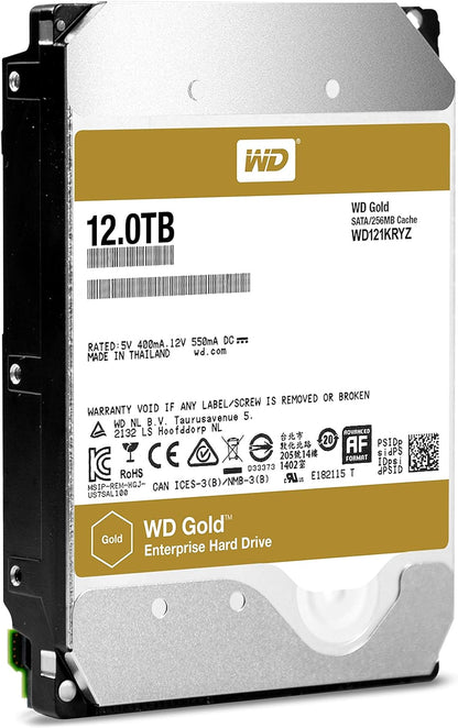 Western Digital HDD Gold 12TB SATA 256MB 3.5"