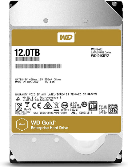 Western Digital HDD Gold 12TB SATA 256MB 3.5"