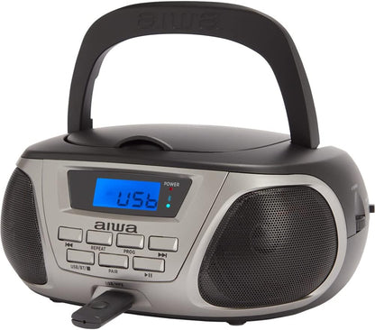 Silver Boombox