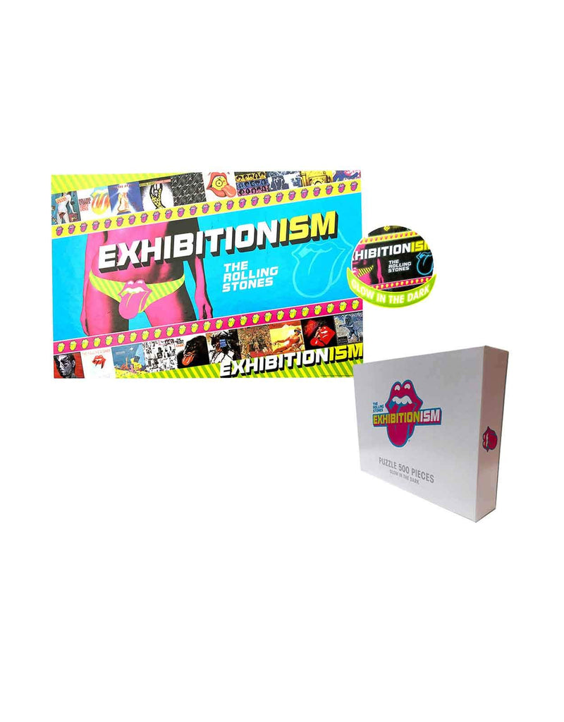 Rolling Stones Exhibitionism Glow In The Dark 500pc Jigsaw Puzzle (ro
