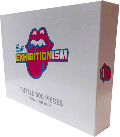 Rolling Stones Exhibitionism Glow In The Dark 500pc Jigsaw Puzzle (ro