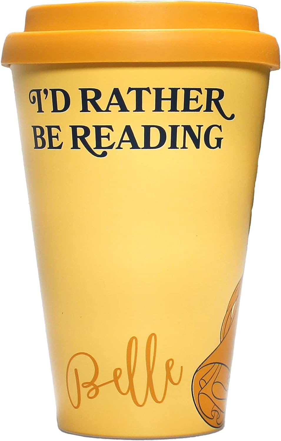 Half Moon Bay - Disney Beauty and The Beast Travel Mug -RPET Recycled - 400ml - Takeaway Coffee Cups Reusable - Leakproof Coffee Travel Mug - Tea Travel Mug Mug
