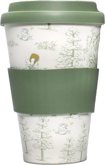 Winnie the Pooh Disney Travel Mug - RPET Recycled - 400ml - Takeaway Coffee Cups Reusable - Leakproof Coffee Travel Mug - Tea Travel Mug - Disney Mug