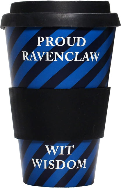 Harry Potter Travel Mug 400ml - Proud Ravenclaw - RPET - Coffee Cup Travel Mug - Reusable Cups for Hot Drinks - Eco Travel Mug