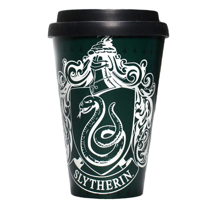 Harry Potter Travel Mug 400ml - Proud Slytherin - RPET - Coffee Cup Travel Mug - Reusable Cups for Hot Drinks - Eco Travel Mug