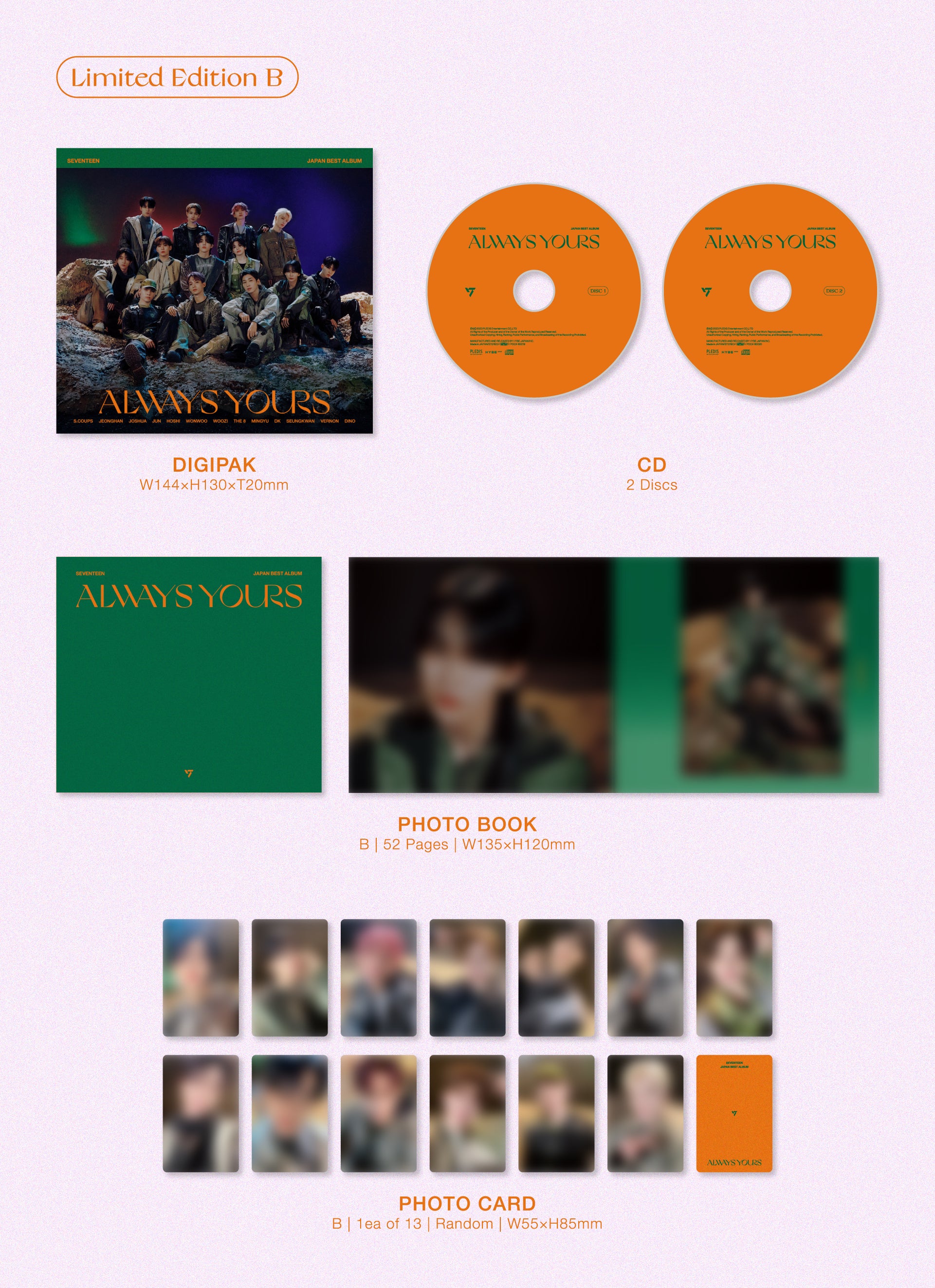 SEVENTEEN JAPAN BEST ALBUM