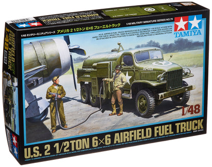 Tamiya TAM32579 300032579-0.075 US WWII 2.5 to 6 x 6 Airfield Tankw