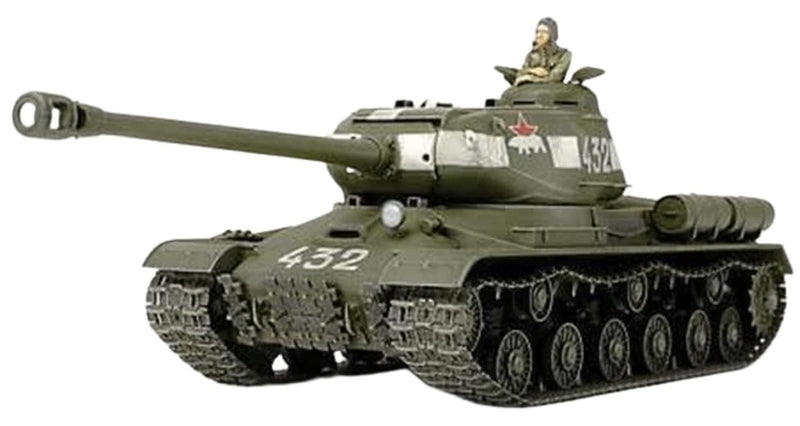 Tamiya Russian JS-2 Heavy Tank Militar Maqueta, Color Verde, 1/48 (TAM32571