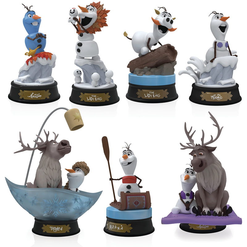 Beast Kingdom Disney - Mini Diorama-002 - La Reine des neiges - Olaf Presente Series (Set)