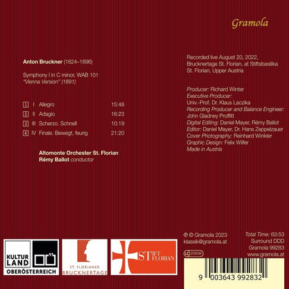 Anton Bruckner: Symphonie I (Wiener Fassung 1891)