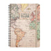Legami - Large Spiral Weekly Calendar, 12 Months, from January 2024 to December 2024, Folding Planner 2024/2025, Elastic Closure, Final Pocket, Address Book, 15x21 cm, Travel Theme