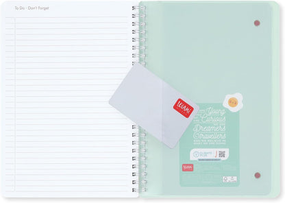 Legami - Large Spiral Weekly Calendar, 12 Months, from January 2024 to December 2024, Folding Planner 2024/2025, Elastic Closure, Final Pocket, Address Book, 15x21 cm, Egg Theme EGG files