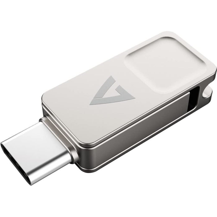 USB V7 128GB TYPE-C+USB 3.2GEN1 SILVER MEMORY