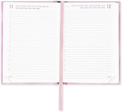 Legami - Small 12 Month Photo Agenda from January 2024 to December 2024, Elastic Closure, Monthly Planner January 2025, Final Pocket, Address Book, 9.5x13.5 cm, Magic Theme