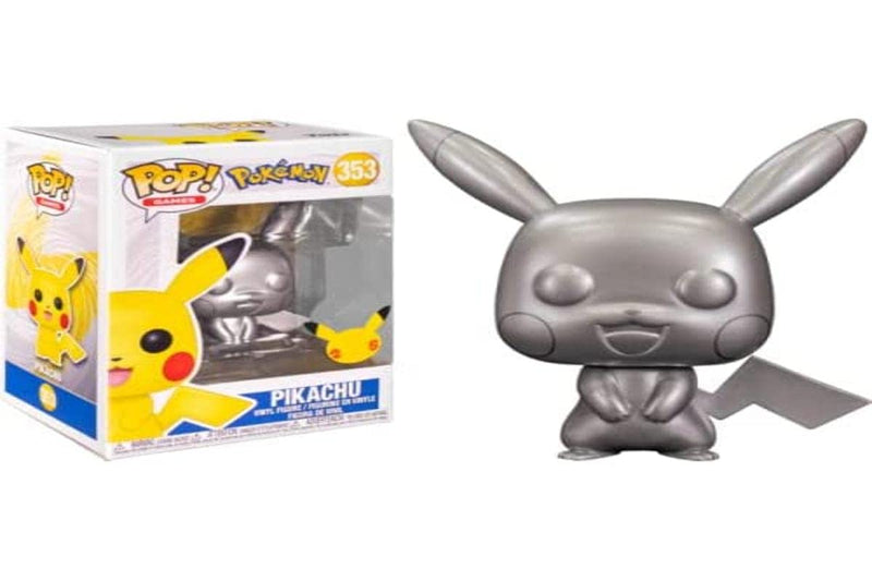 Funko Pokémon POP! Games Vinyl figurine Pikachu Silver Edition 9 cm