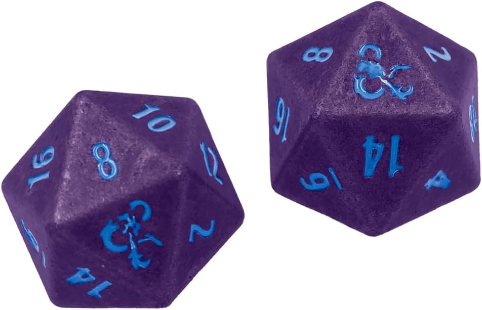 Ultra PRO - 2 D20 Underdark Dice Set for Phandelver and Below: The Shattered Obelisk for Dungeons & Dragons, Polyhedral Dice for DND RPG MTG Games, 20 Sided Dice for Table Games