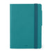 Legami - Daily Diary Small, 12 Months, from January 2024 to December 2024, Closure with Elastic, Monthly Planner January 2025, Final Pocket, Address Book, 9.5x13.5 cm, Color Malachite green