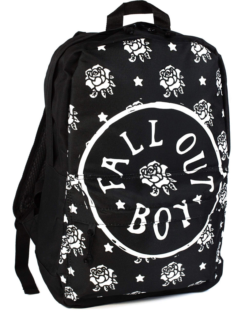 Fall Out Boy Backpack Rock Sax Rose Stamp Music Merchandise Rucksack Bag Adults