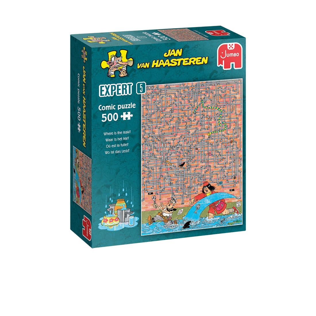 Jan van Haasteren - Jan van Haasteren Legpuzzel Expert 05 Where is the leak? 500