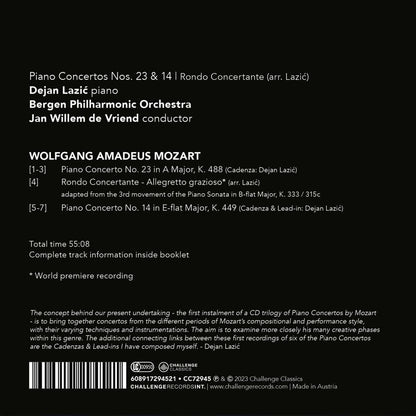 Mozart: Piano Concertos Nos. 23 & 14