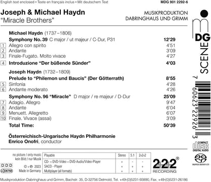 Joseph & Michael Haydn: Overtures and Symphonies