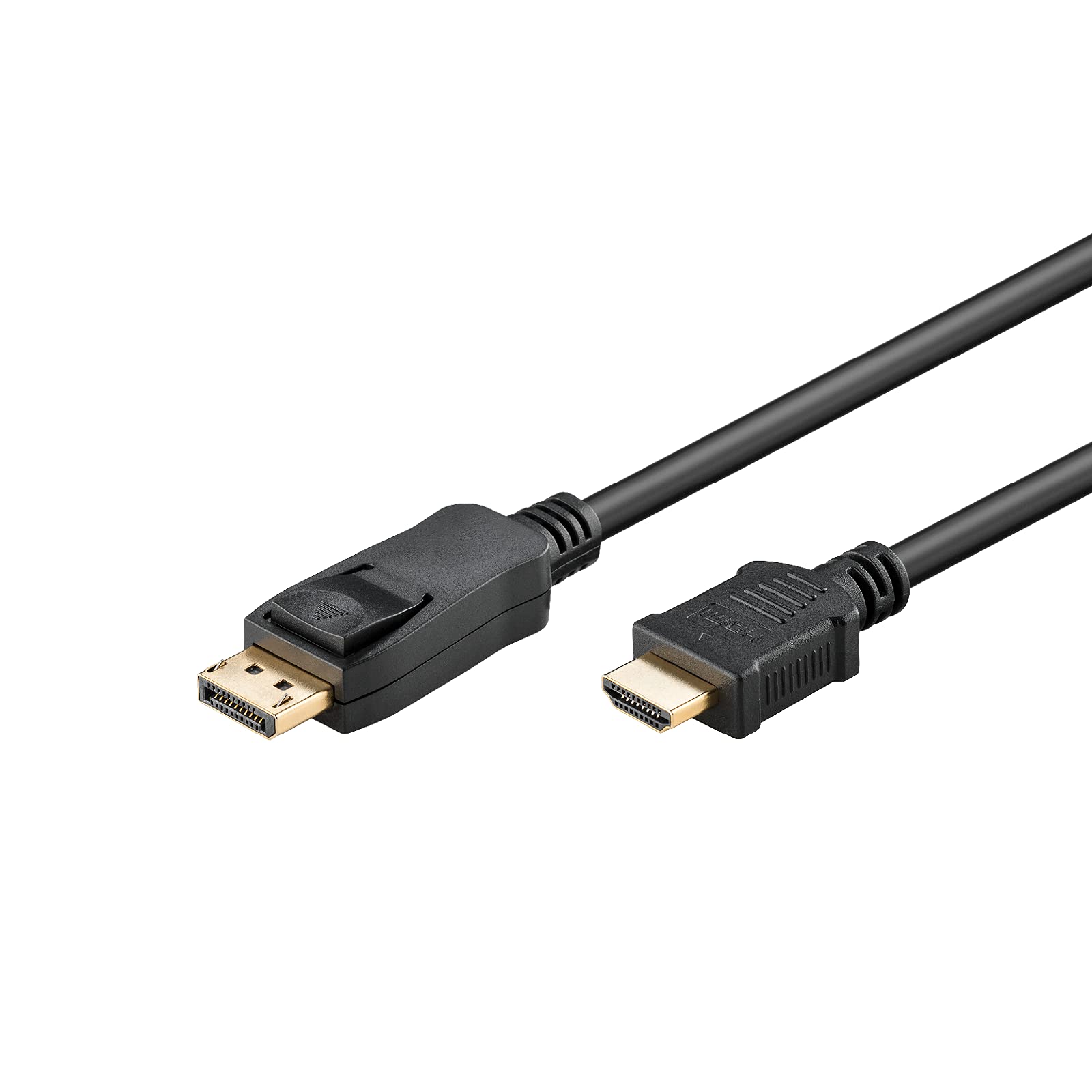Goobay 51959 DisplayPort/HDMI 1.2 Adapter Cable, Gold, 5 m Cable Length