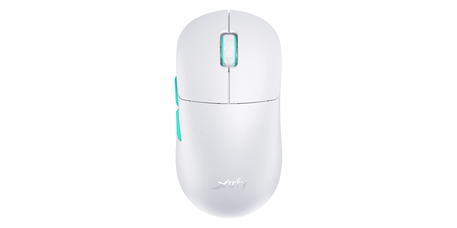 XTRFY M8 - Wireless Gaming Mouse - Superlight and Optimised for E-Sports - with 2.4 GHz Radio - Extremely Low Front for Higher Precision - Rechargeable, White