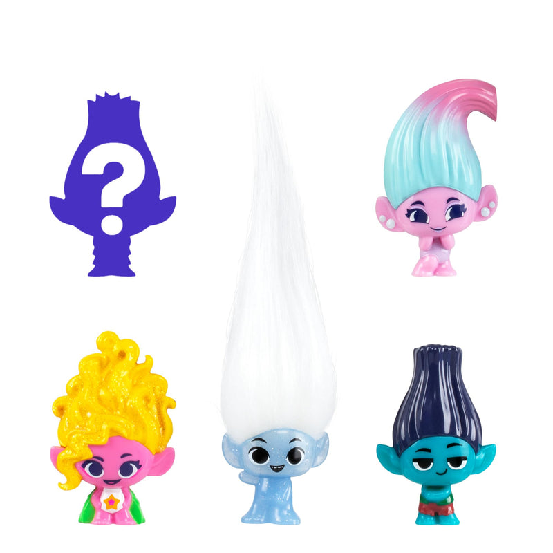 Trolls 24304 DreamWorks Band Together Mineez 5 Pack, Multicolor