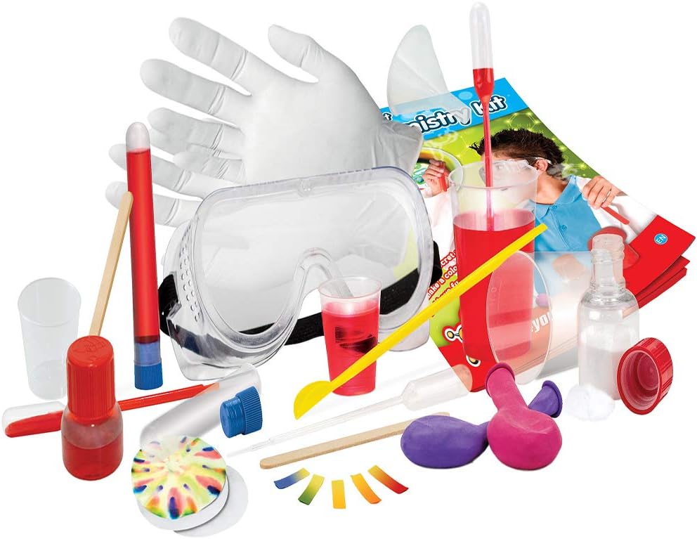 Science4you - My First Chemistry Set, Science Kits for Kids Age 8+ - Science Lab with 25 Experiments for Kids: Explosive Experiments, Molecular Model Kit - Educational Toys and Stem Toy Age 8,80002002