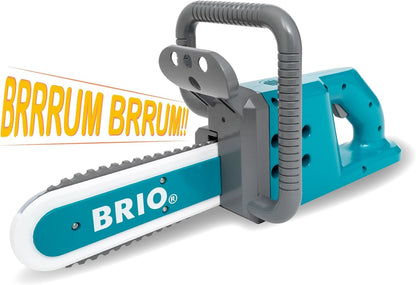BRIO Builder Chainsaw Power Tool - Building and Construction Toys for Kids Age 3 Years Up - Pretend Play