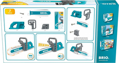 BRIO Builder Chainsaw Power Tool - Building and Construction Toys for Kids Age 3 Years Up - Pretend Play